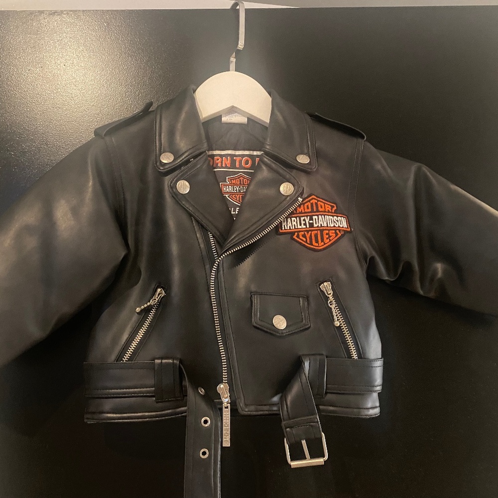 Toddler Harley Davidson Biker Jacket